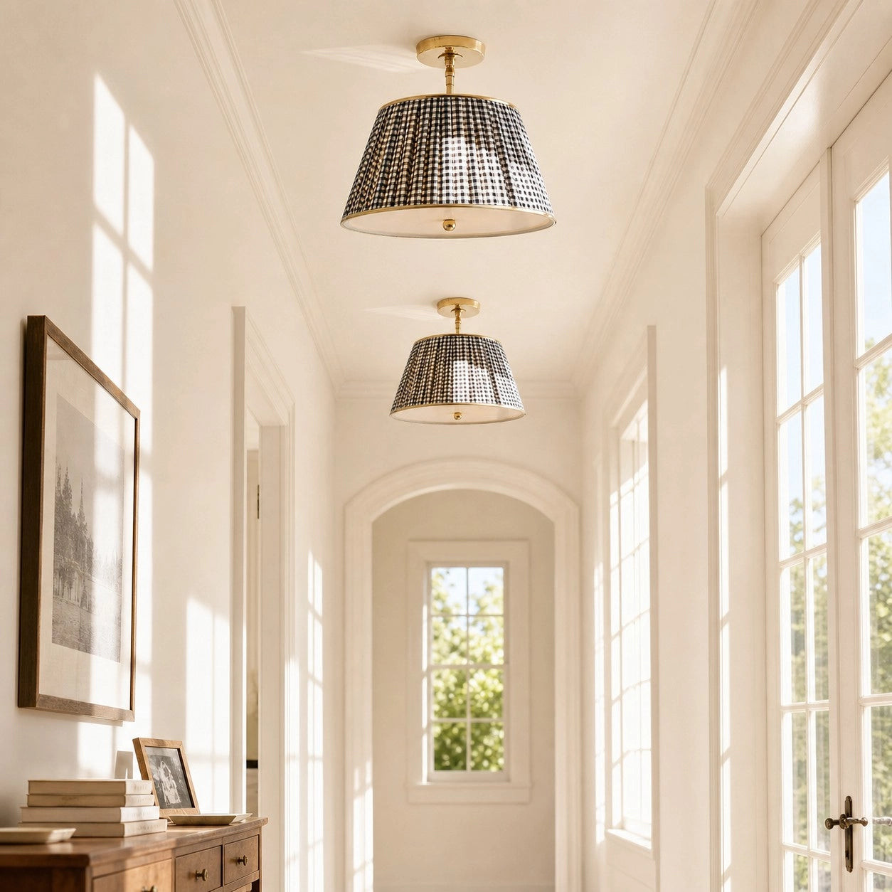 Ursula Vintage Country Brass Printed Pleated Ceiling Lamp (36).webp__PID:4bb57e27-cf1c-499c-99a7-bf69d75b7dcc