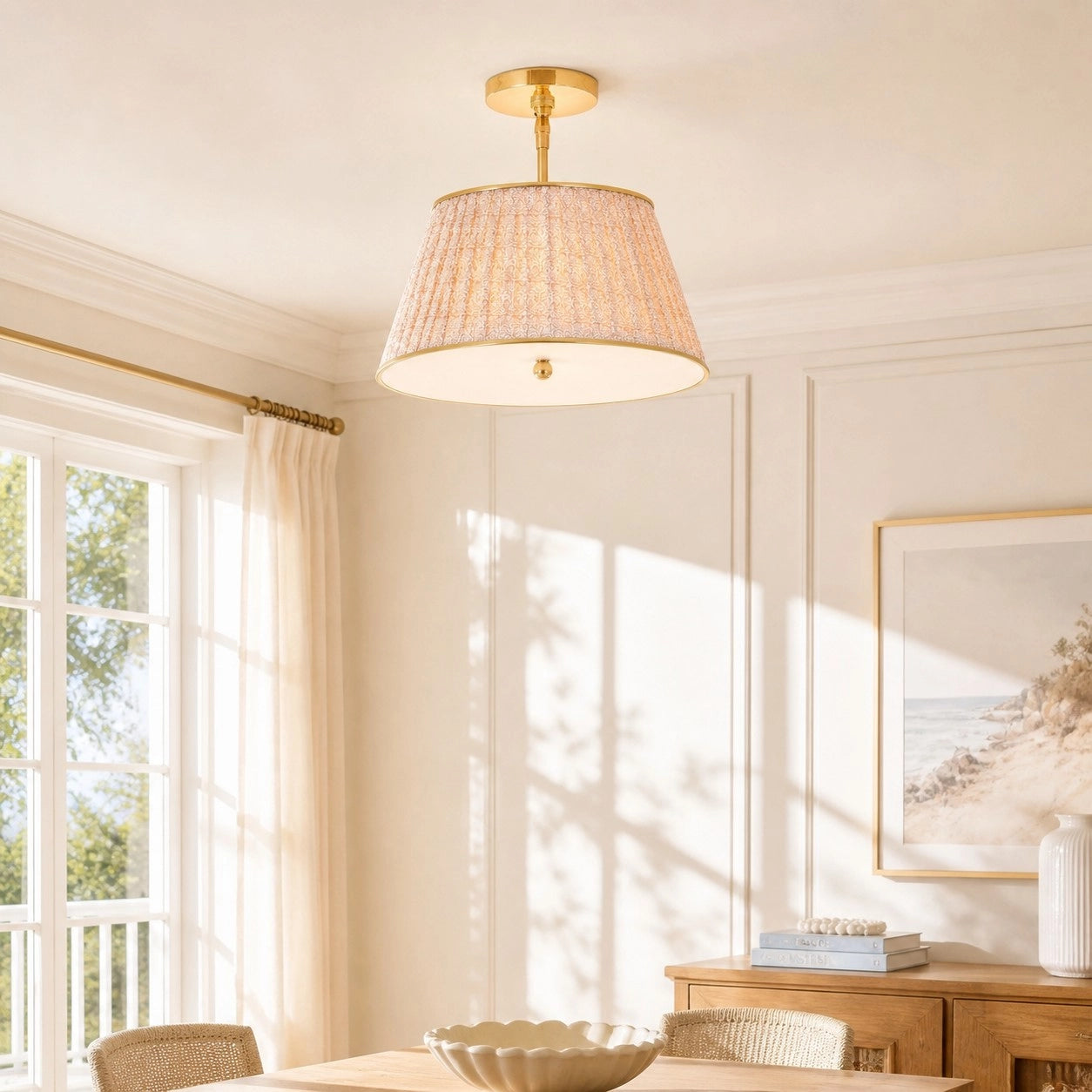 Ursula Vintage Country Brass Printed Pleated Ceiling Lamp (39).webp__PID:27cf1c79-9c59-47bf-a9d7-5b7dcc213a5d