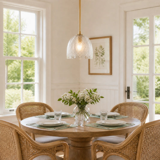 Valerius Mid-Century Glass Pendant Light