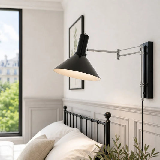 Celine Modern Adjustable Swing Arm Wall Sconce