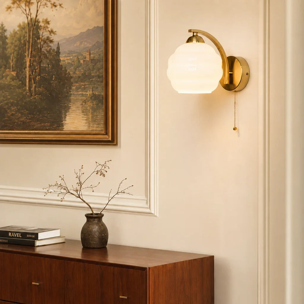 Vintage Bauhaus Milk Glass Wall Sconce2.webp__PID:644e06a5-f999-4131-b8ce-296c528d35b5