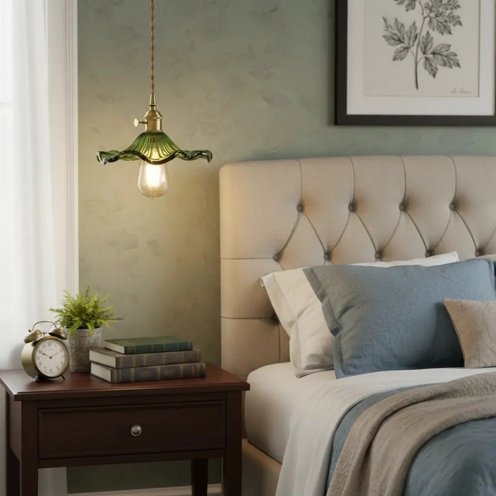 Viren Vintage Wavy Flower Glass Pendant Light9.webp__PID:d9bf9498-c14a-4854-a9ac-99706134e10a