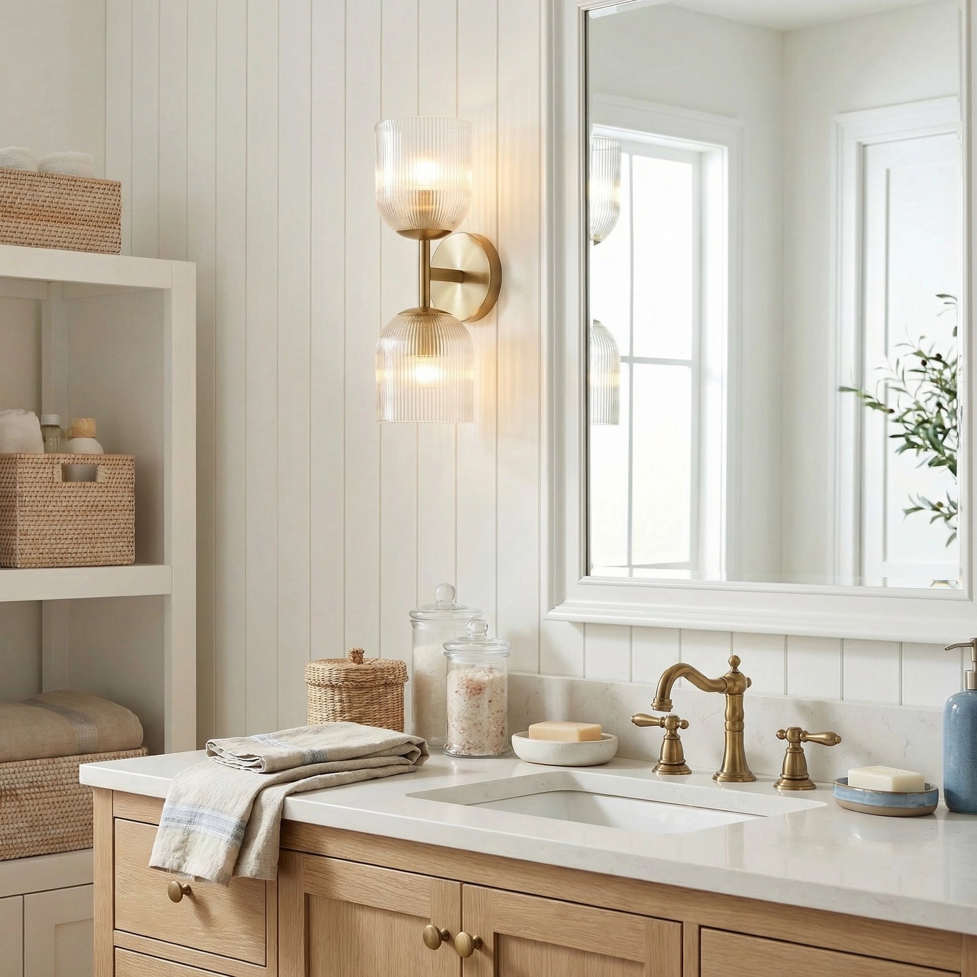 Vireo Farmhouse Cooper Ribbed Glass Wall Sconce (20).webp__PID:b6040c6d-5038-4c45-ad27-377b0edabc61