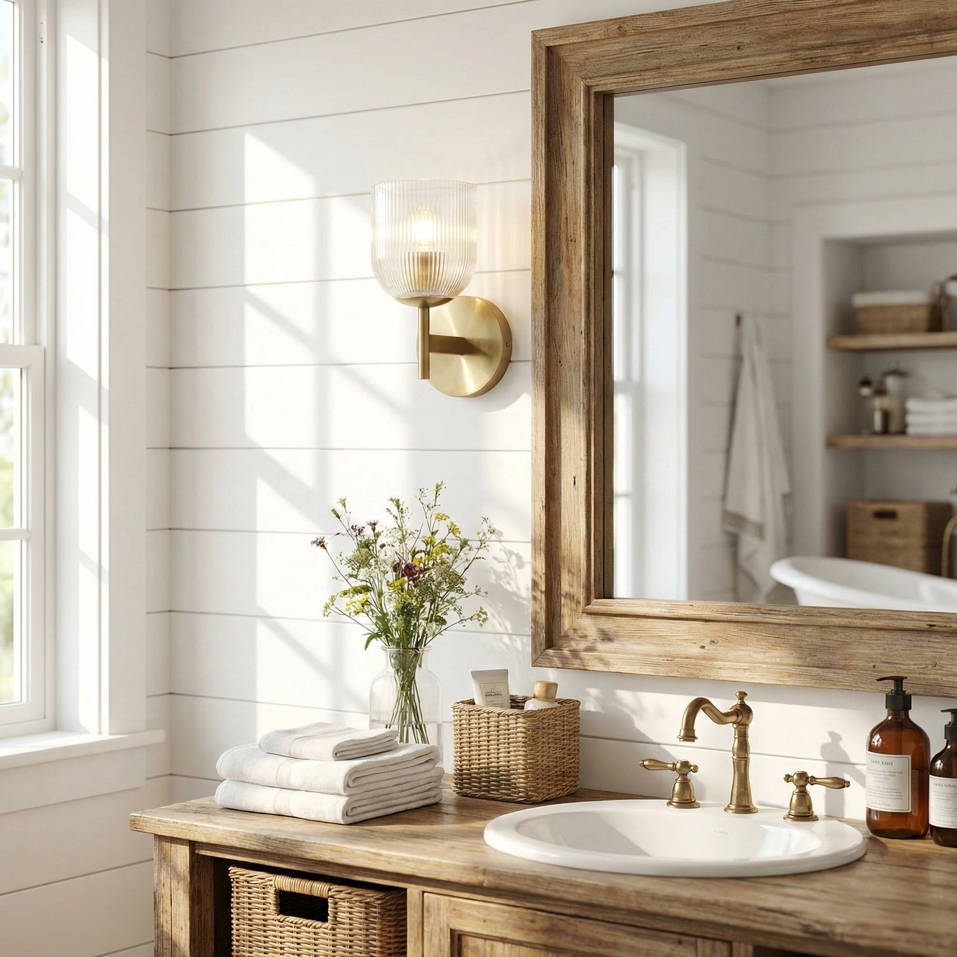 Vireo Farmhouse Cooper Ribbed Glass Wall Sconce (24).webp__PID:50387c45-ed27-477b-8eda-bc61a6188015