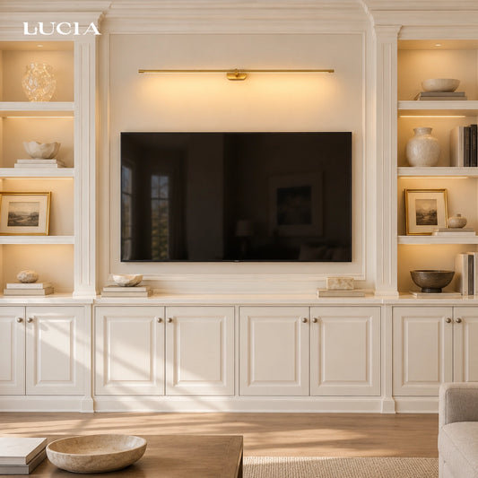 Applique murale Vittoria moderne linéaire à double tête LED