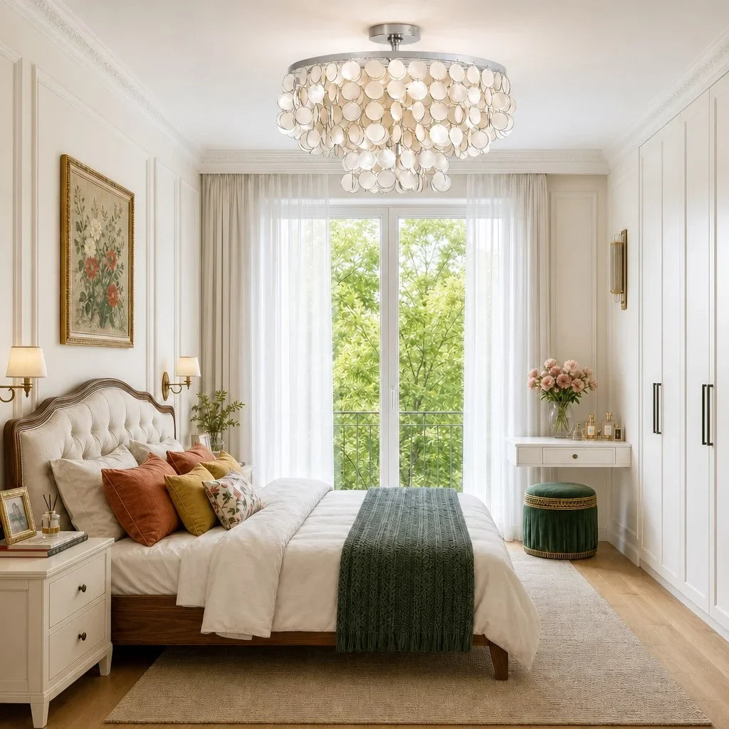 Vorenis Modern Layered Round Capiz Shell Ceiling Light16.webp__PID:c9c4c802-dcfb-4395-8a94-0e39fc93d3a6