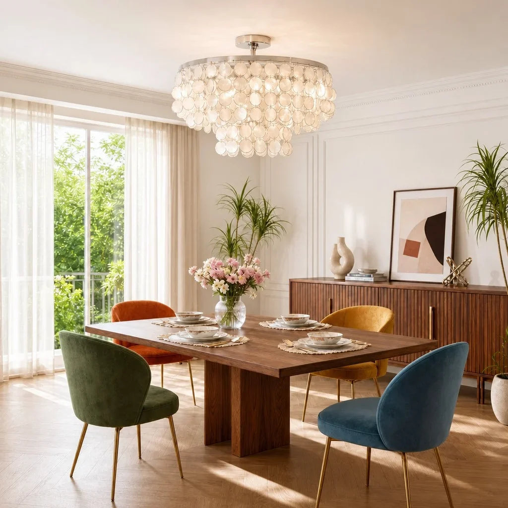 Vorenis Modern Layered Round Capiz Shell Ceiling Light8.webp__PID:7ca8b004-c9c4-4802-9cfb-63954a940e39