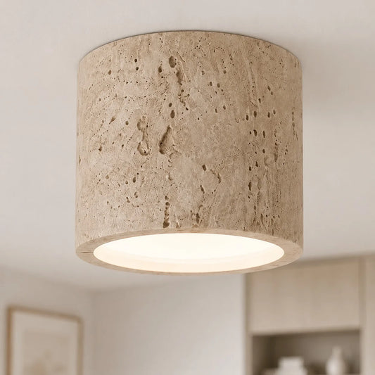 Tallulah Modern Wabi-Sabi Cylinder Ceiling Light