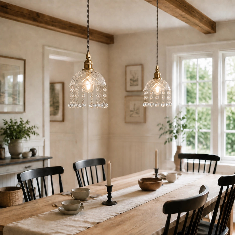 Winifred Vintage Glass Bowl Shade Pendant Light场景图11.webp__PID:bc851b61-0953-439b-b7ab-a3e3d4576c68