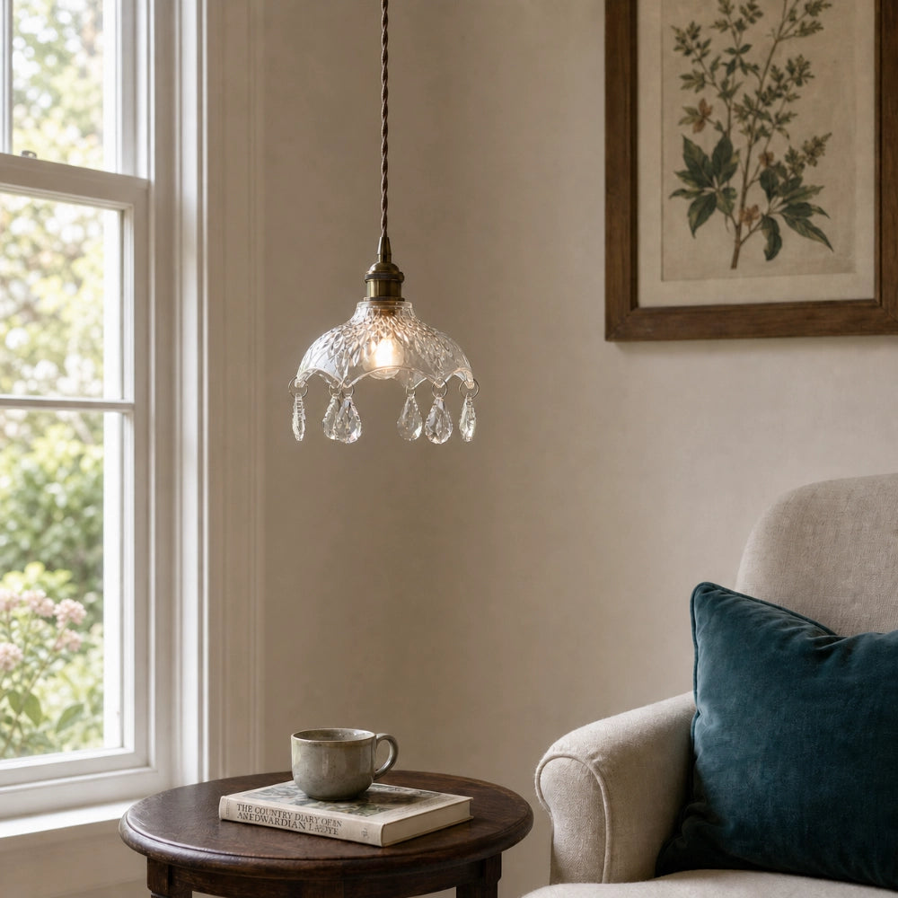 Winifred Vintage Glass Bowl Shade Pendant Light场景图13.webp__PID:1b610953-e39b-47ab-a3e3-d4576c68c887