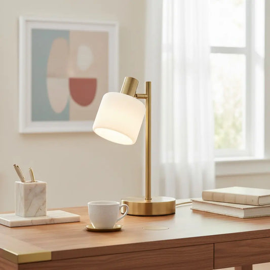 Modern Porcelain Adjustable Table Light