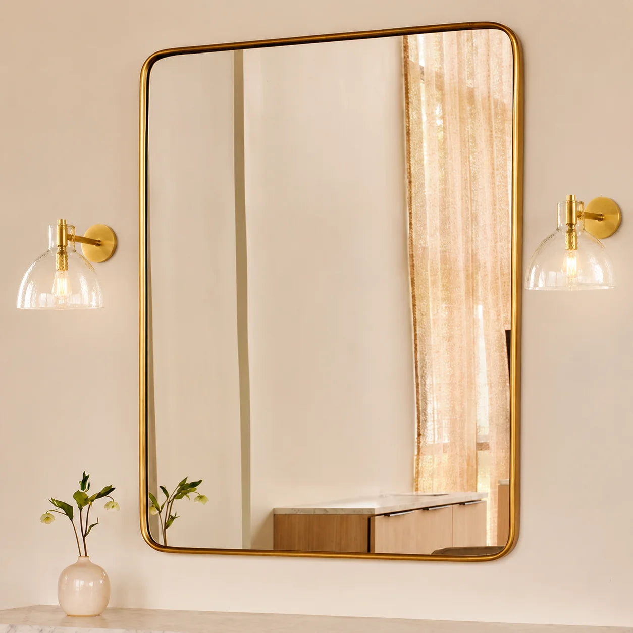 Xeno Antique Brass Recycled Glass Wall Sconce | Lucia Living Xeno Antique Brass Recycled Glass Wall Sconce | Lucia Living