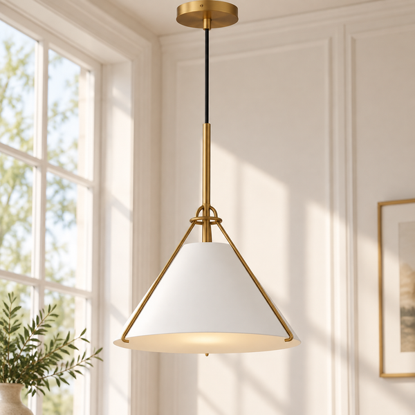 Ysabella Modern Metal Conical Adjustable Pendant Light