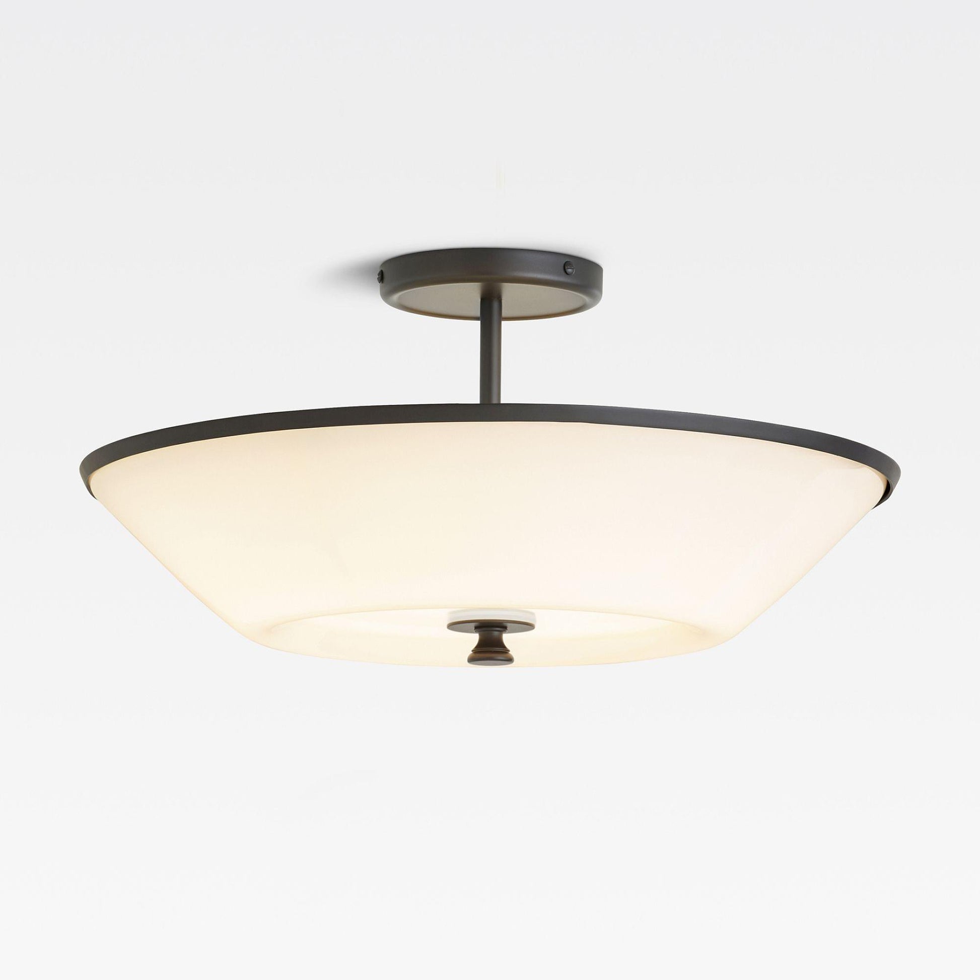 Ysée Minimalist White Glass Bowl Semi Flush Mount Light (11).jpg__PID:9a915893-5540-4581-a231-2d9efc689314
