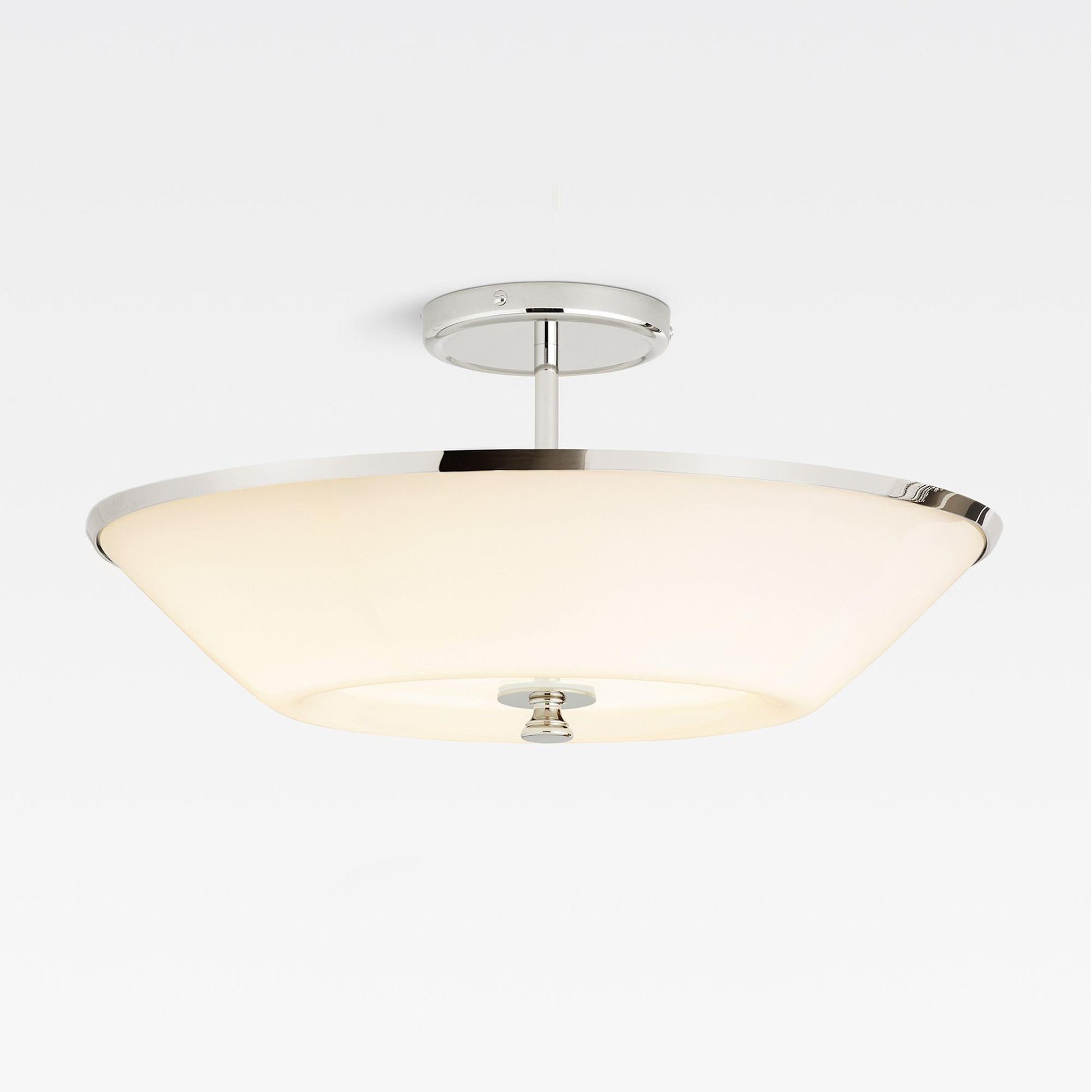Ysée Minimalist White Glass Bowl Semi Flush Mount Light (13).jpg__PID:55405581-6231-4d9e-bc68-9314a4f8e433
