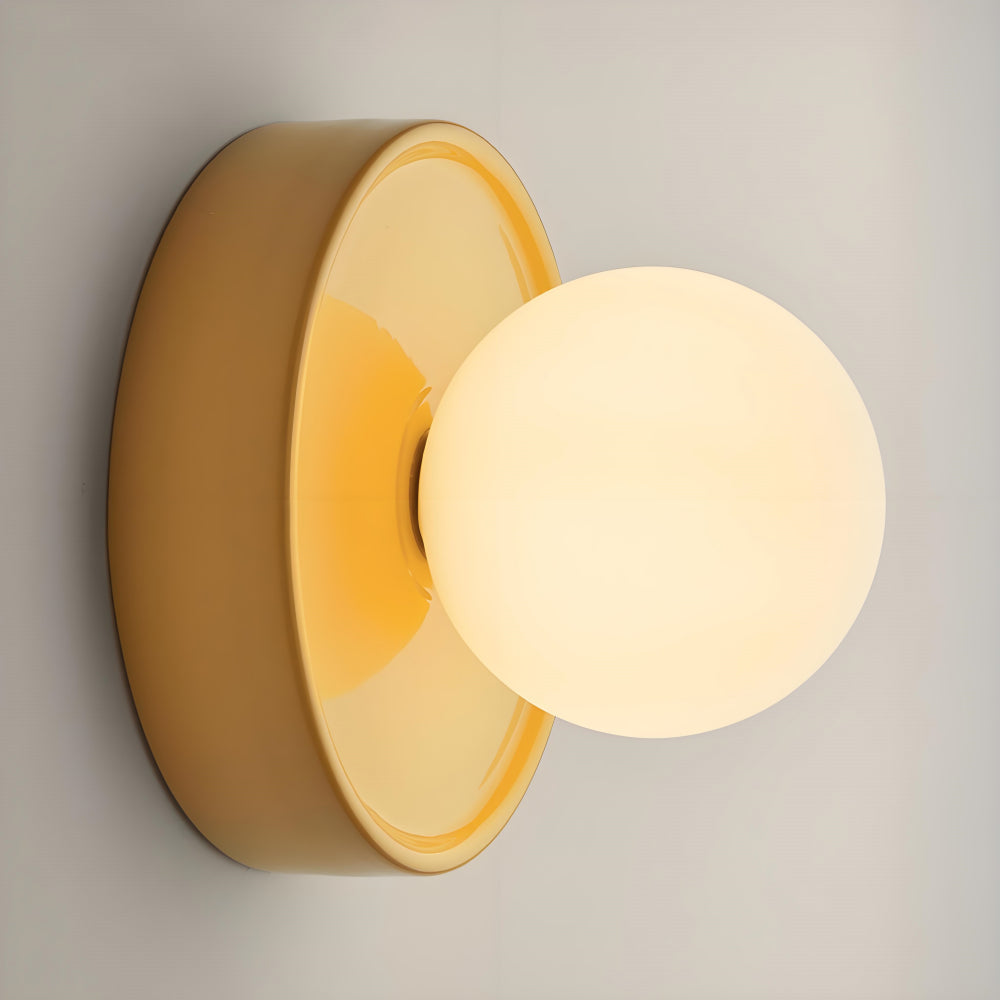 Modern Simple Ceramic Glass Orb Wall Light | LuciaLiving – Lucia