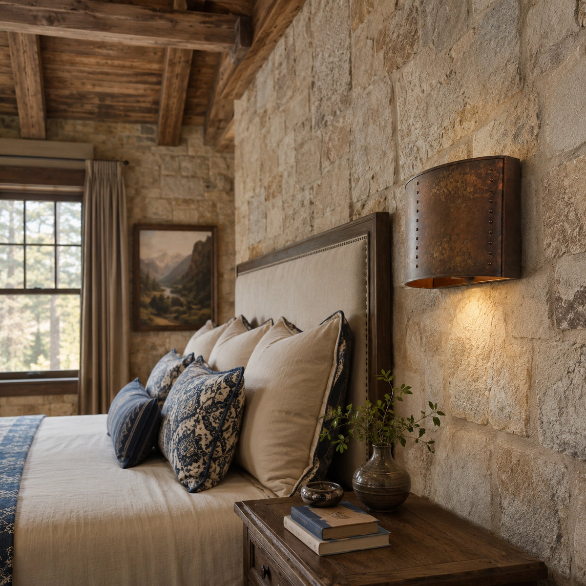 Zephyrus Rustic Bronze Industrial Wall Sconce | LuciaLiving Zephyrus Rustic Bronze Industrial Wall Sconce | LuciaLiving