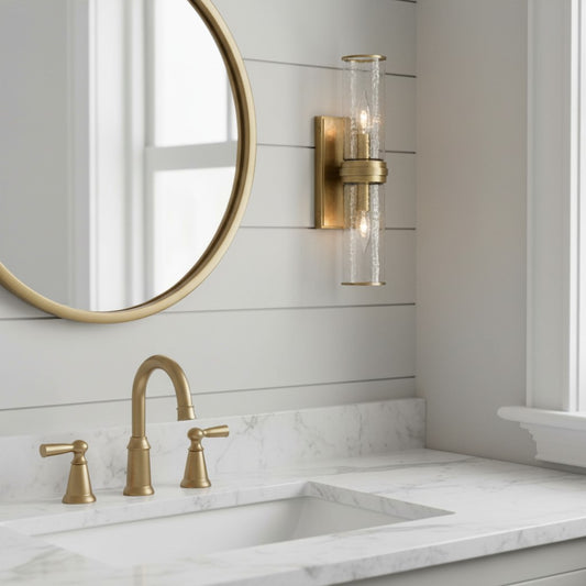 Eleanor Modern Double Glass Wall Sconce