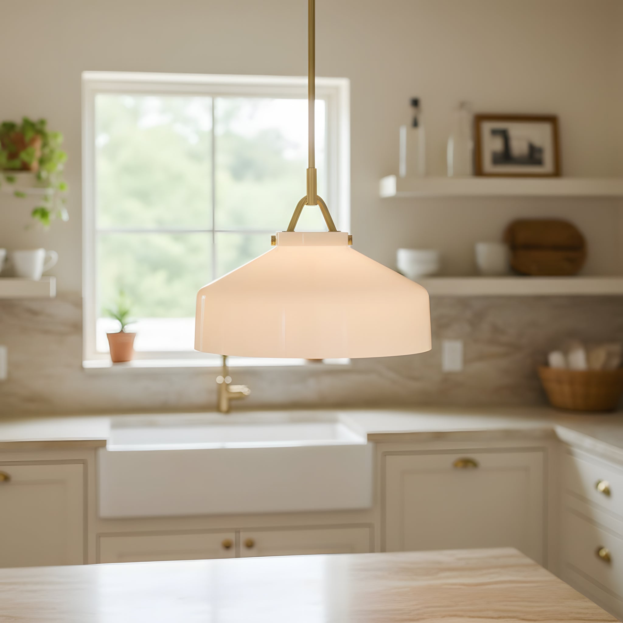 Nerys Nordic Minimalist Morandi Matte Metal Pendant Light