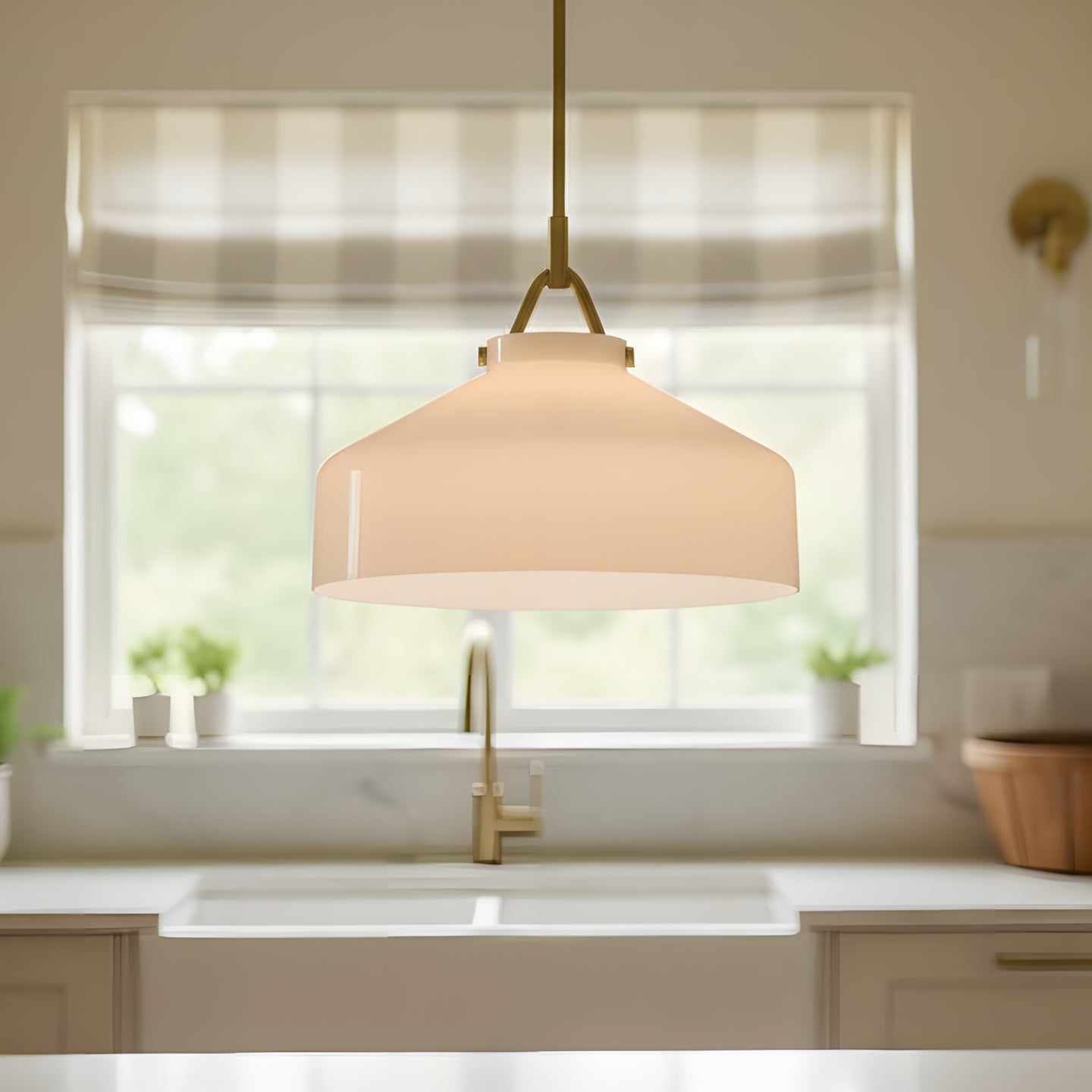 Nerys Nordic Minimalist Morandi Matte Metal Pendant Light