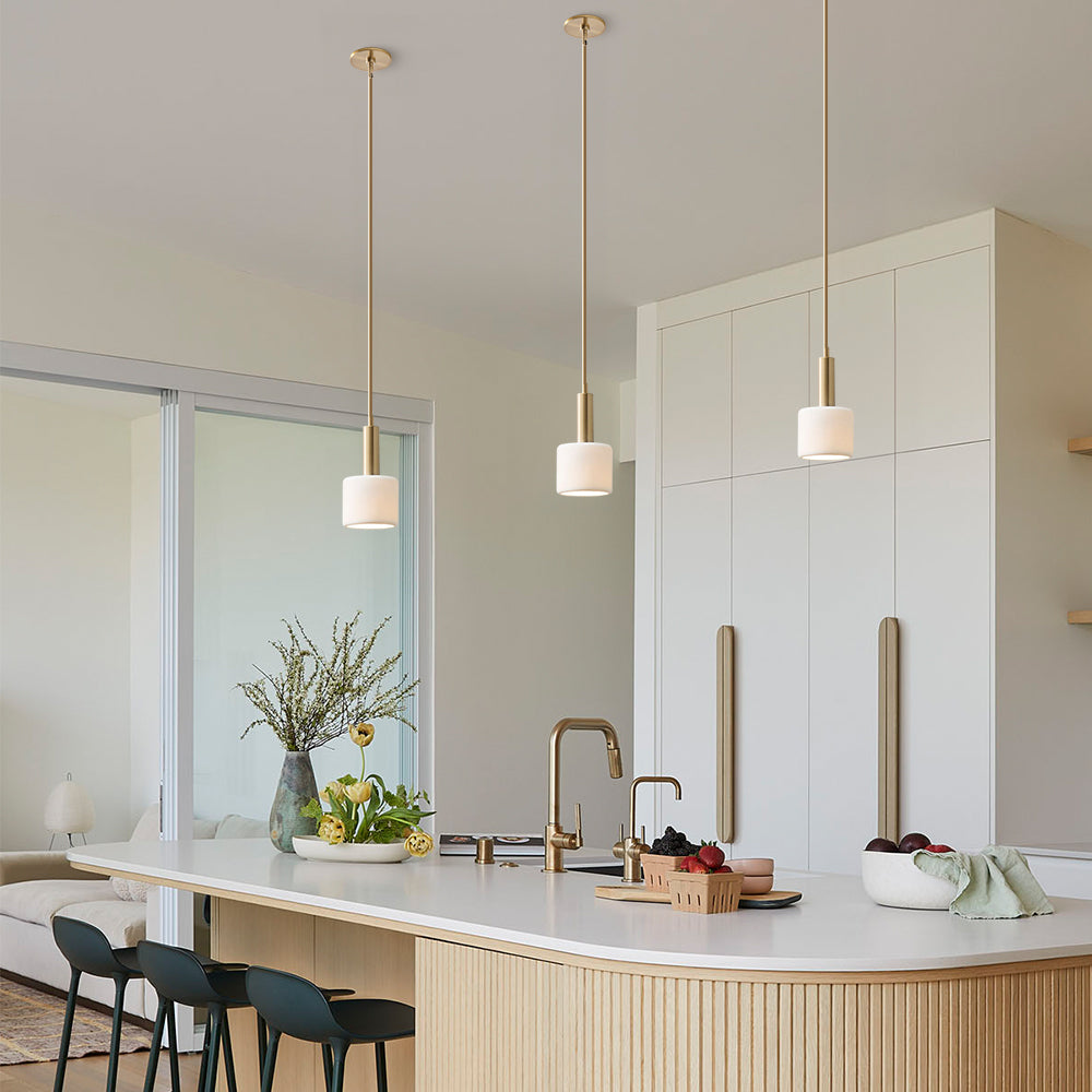 Modern Elegant White Porcelain Pendant Light | Lucia Living