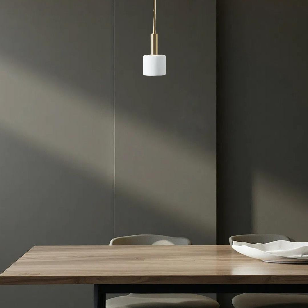 Modern Elegant White Porcelain Pendant Light | Lucia Living