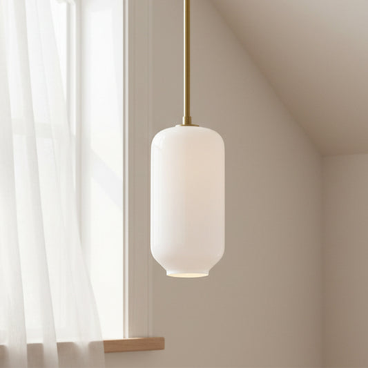Ronan Modern Brass Pebble Glass Pendant Light