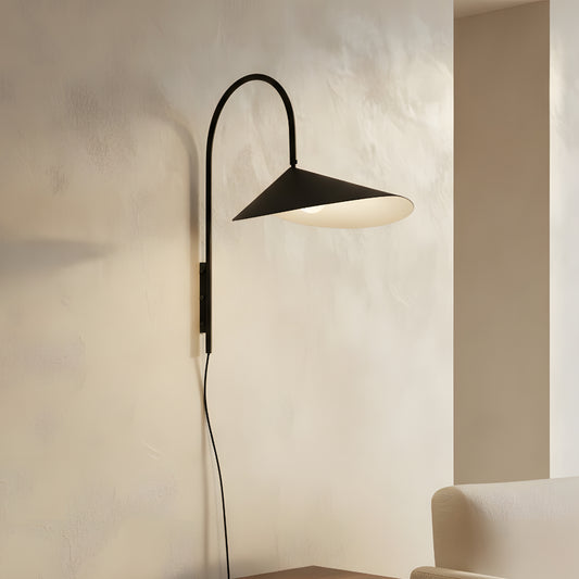 Haruki Minimalist Creative Leaf Swivel Wall Sconce