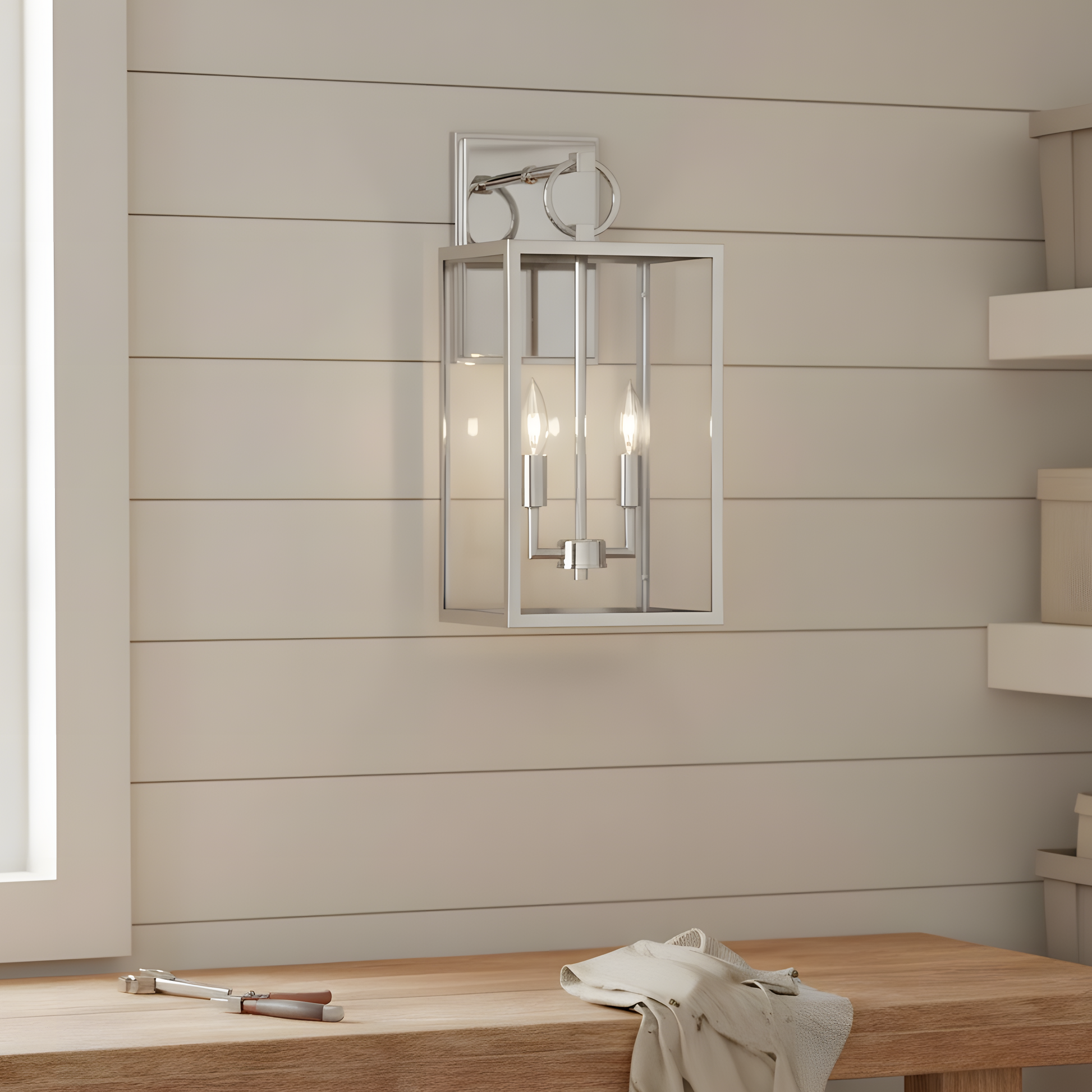 Yosoan Lighting Pack Of 2 Modern Glass Wall Lights Indoor, Vintage Up Wall Light Fittings For