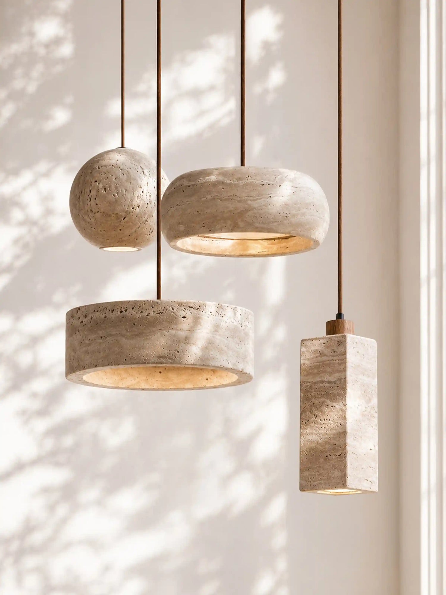 Travertine Pendant Lights