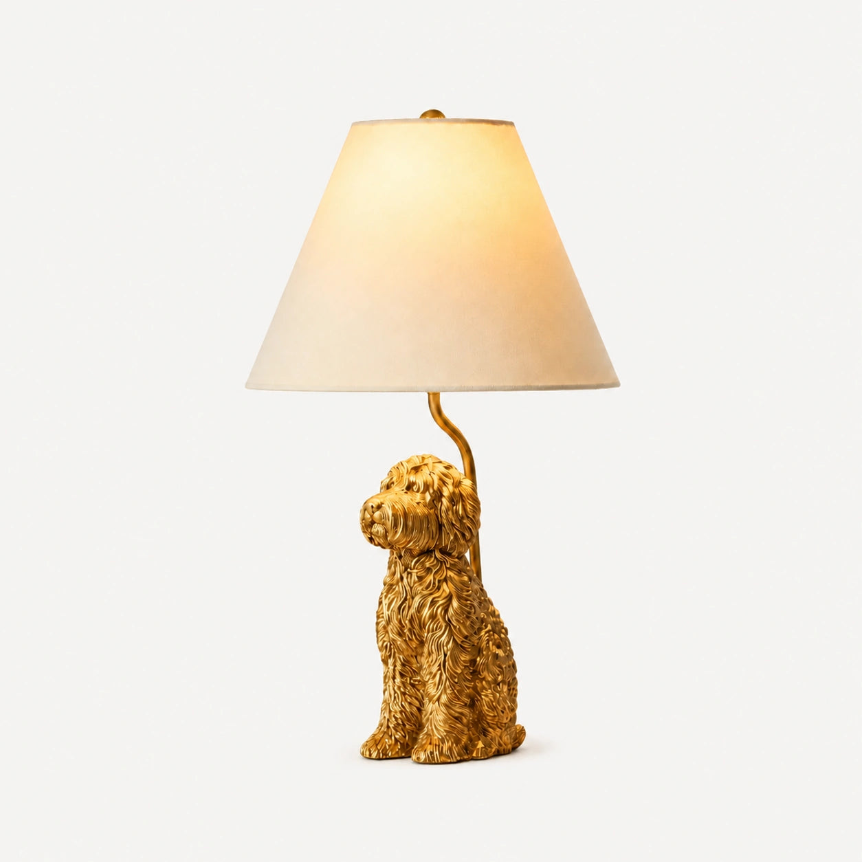 Animal Vintage Dog-Shaped Table Lamp