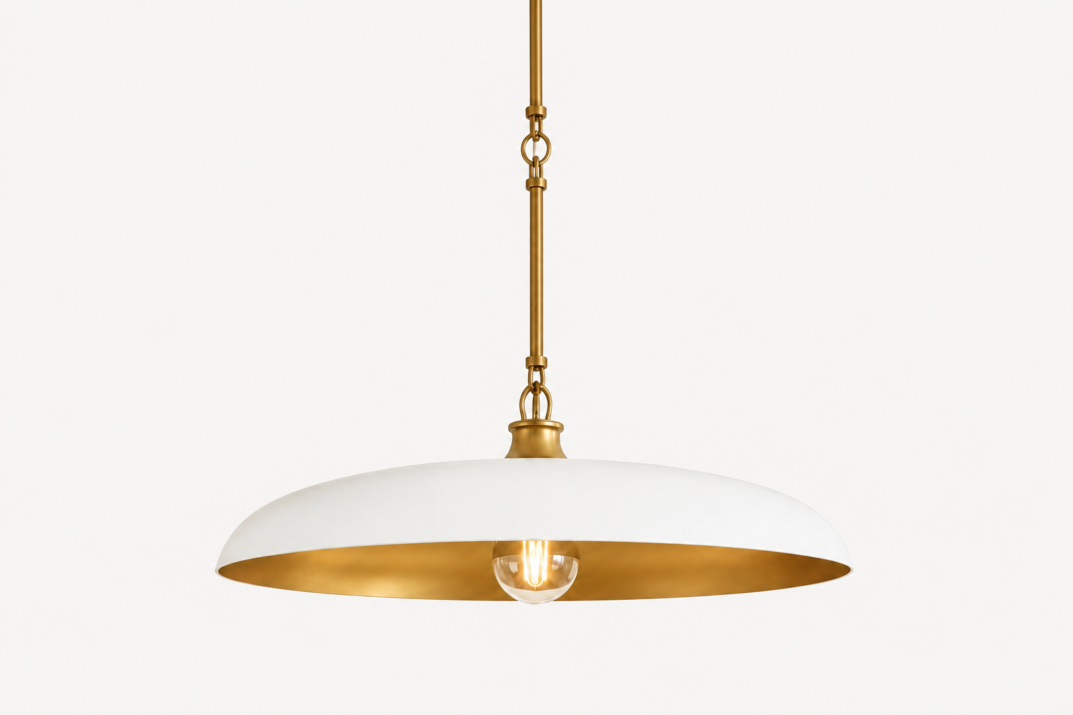 Disc Modern Industrial Metal Pendant Light